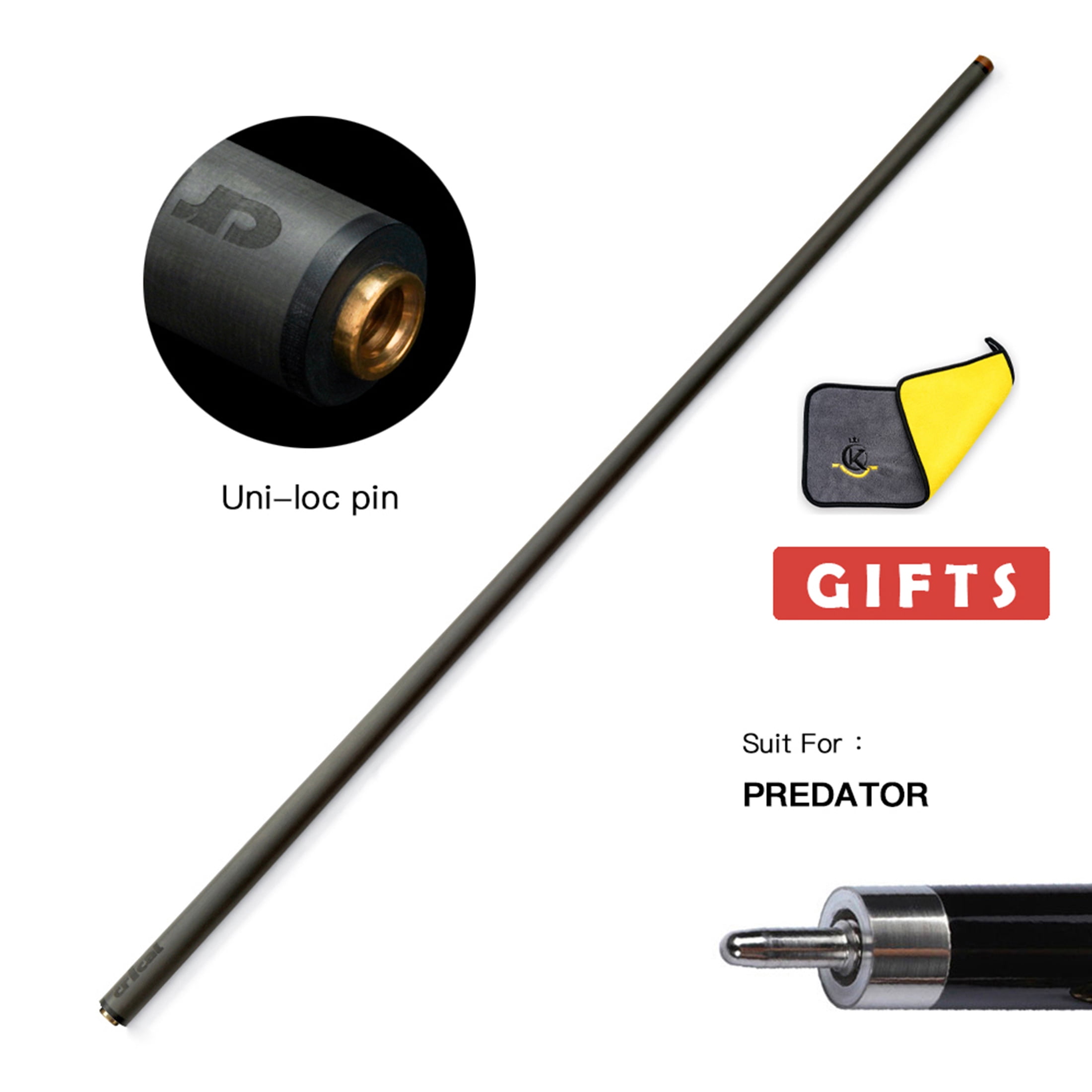 CRICAL Carbon Fiber Shaft with Uniloc Joint 11.5mm tip professional ...