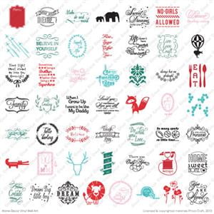 Provo Craft 2002176 Cricut Decor Vinyl Cartidge