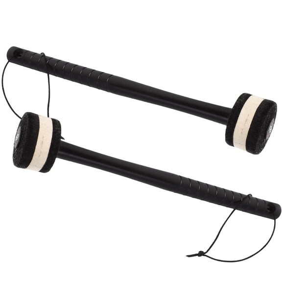CRILSTYLEO 1 Pair Mallet Percussion for Low-pitched Drum Performance in with Cylindrical Shape
