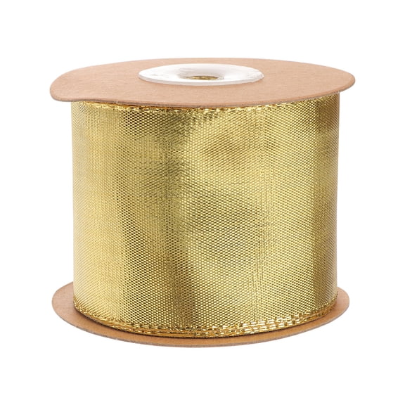 CRILSTYLEO Romantic Ribbon Packaging 1 Roll Golden Metallic Line Wedding Decor for Festival