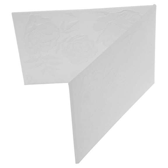 CRILSTYLEO 1 Set Embossing Folders Book Embosser Transparent Plastic Simple Design Scrapbooking