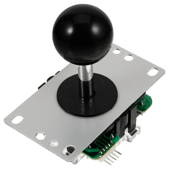 CRILSTYLEO 1 Set Flight Joystick Pc Black for Game Simulation with Flat Base