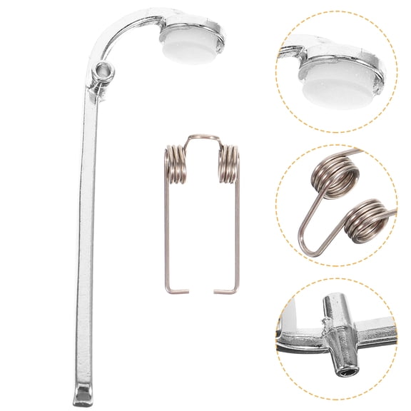 CRILSTYLEO 1Set Plated Silver Trombone Drain Valve Fitting for Trumpet Simple to Use and Maintain