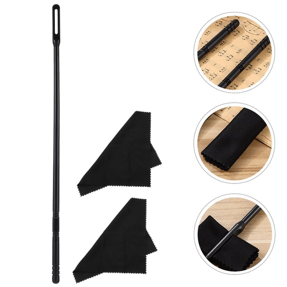 CRILSTYLEO 1 Set of Flute Piccolo Cleaning Rod Cloth Kit Flute Piccolo Cleaning Supply Flute Cleaning Tool