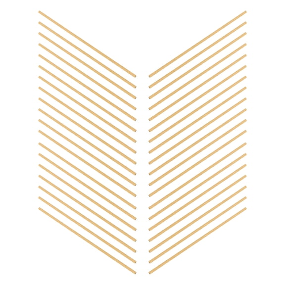 CRILSTYLEO 100Pcs Disposable Straw Biodegradable Drinking Supplies Brown