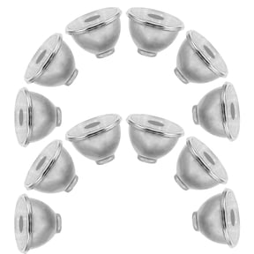 CRILSTYLEO 100Pcs Outdoor Plastic Spotlight Lamp Shades Decorative Small Solar Light Covers for Garden Statues