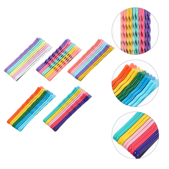 CRILSTYLEO 100pcs Colorful Macaroon Hairpins Hair Clips for Everyday and Party Use Comfortable to Wear with Assorted Shades