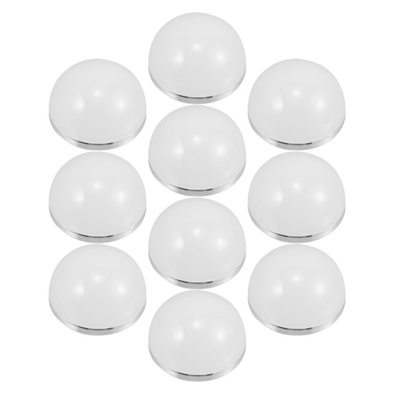 CRILSTYLEO 10Pcs LED Lamp Shade Replacement with Elegant Hemispherical Design for Vanity Mirrors