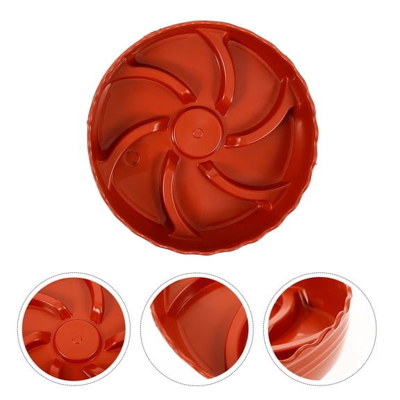 CRILSTYLEO Practical Planter Trays Water Collection Plant Saucer Tray 10pcs