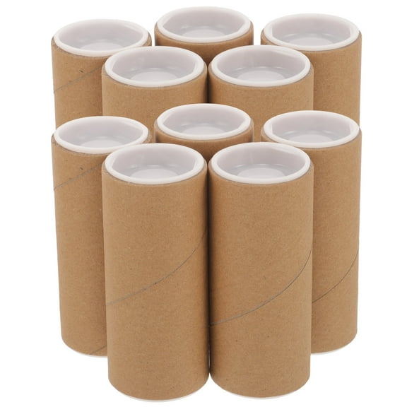 CRILSTYLEO 10Pcs Shock Resistant Plastic Tubes for Coin and Artwork 4.5In Diameter