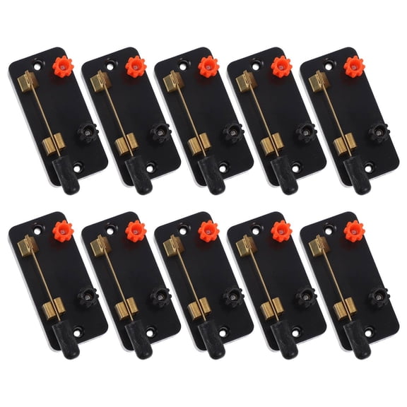 CRILSTYLEO 10Pcs Spst Single Throw Switches Electrical Laboratory Equipment for Stable Circuit Operation