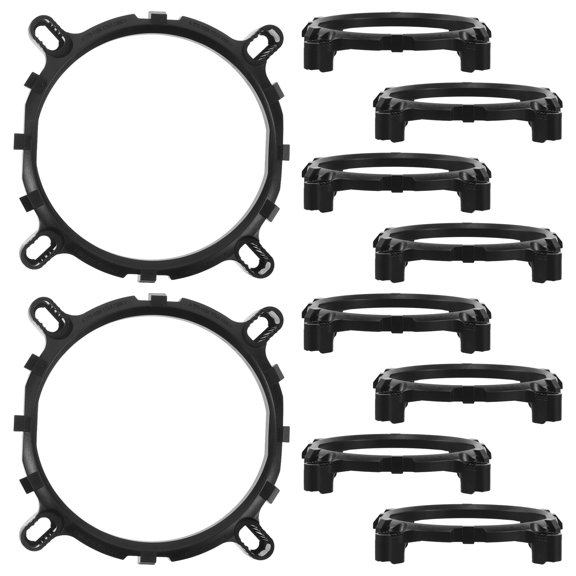 CRILSTYLEO 10Sets Replacement CPU Fan Bracket Durable Plastic Heatsink Base Mount Frame for Desktop Cooling