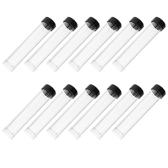 CRILSTYLEO Sample Test Tube Plastic 12Pcs
