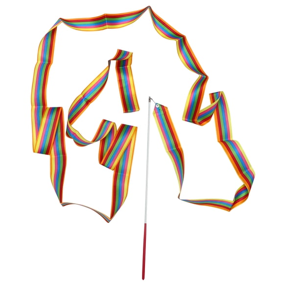 CRILSTYLEO 12pcs Assorted Color Rhythmic Dancing Streamers for Kids Ideal for Gymnastics and Dance Activities 4m