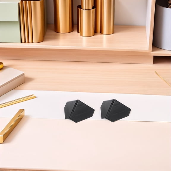 CRILSTYLEO 150Pcs Black Plastic Carton Corner Guards for Heavy Duty Shipping Box Edge Protection