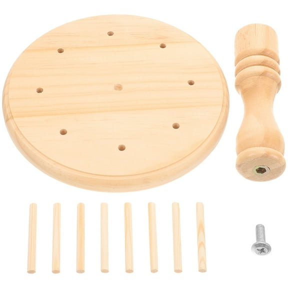 CRILSTYLEO Sewing Thread Organizer Wooden Chocolate 1Pack