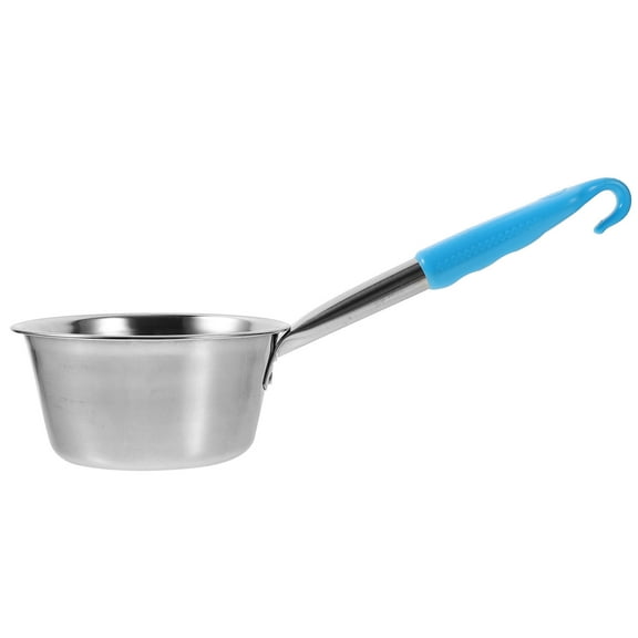 CRILSTYLEO 1Pack Large Camping Dipper Ladle Silver Color For Water Scooping And Gardening Tool Use