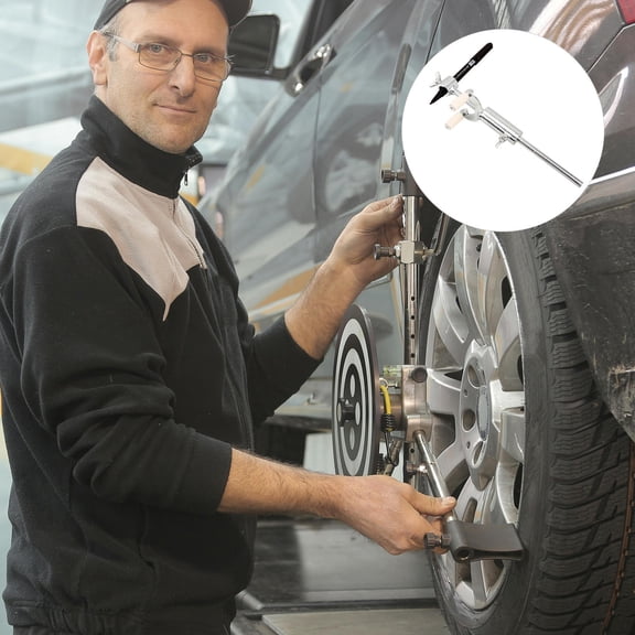 CRILSTYLEO 1Pack Wheel Eyebrow Scriber Iron Multi Function Tool