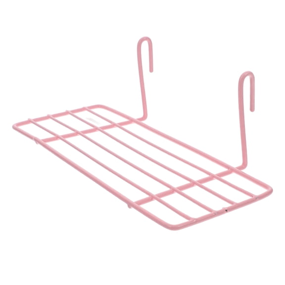 CRILSTYLEO 1-Pack Iron Wire Wall Shelf Hanging Storage Basket Rack for Closet Bathroom Cabinet Organizer