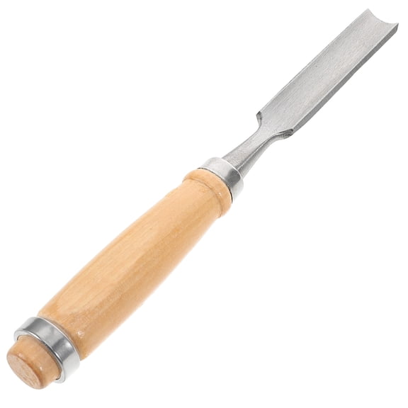 CRILSTYLEO Curved Wood Chisel Bamboo Polished for Woodworking and DIY Projects