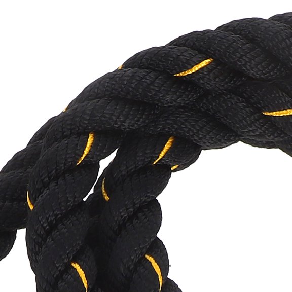 CRILSTYLEO 1Pc Fitness Skipping Rope Black Weight Bearing Anti Slip Durable Jump Rope for Sports Training