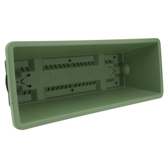 CRILSTYLEO Breathable Resin Planting Trough Green for Garden Vegetables