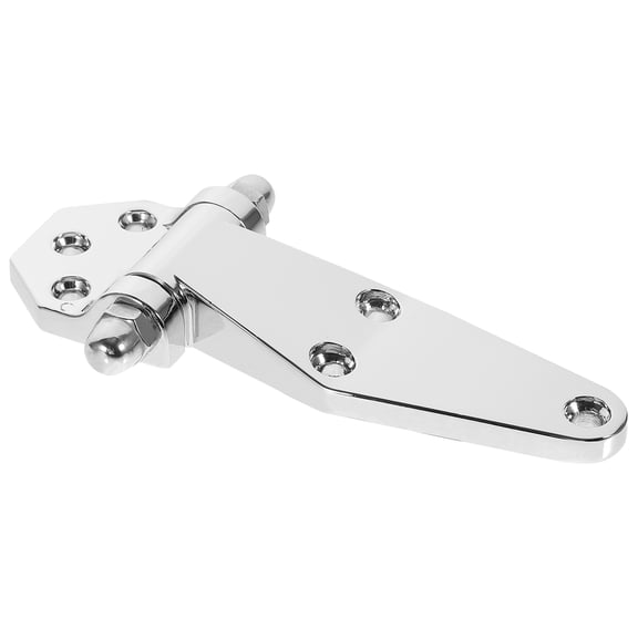 CRILSTYLEO 1Pc Heavy Duty Plated Silver Steel Hinge T Type Door Hinge for Industrial Enclosures and Equipment