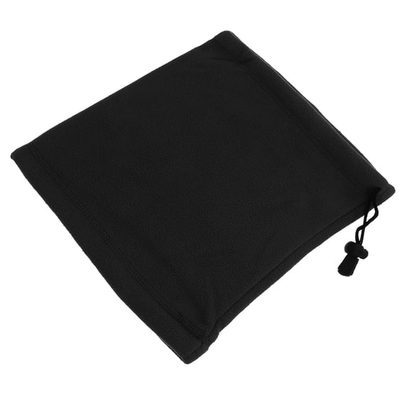 CRILSTYLEO 1Pc Simple Black Neck Gaiter Wear Resistant Winter Outdoor Neck Protector