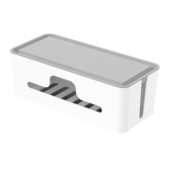 CRILSTYLEO Multipurpose White Plastic Data Line Organizer for Home and Office