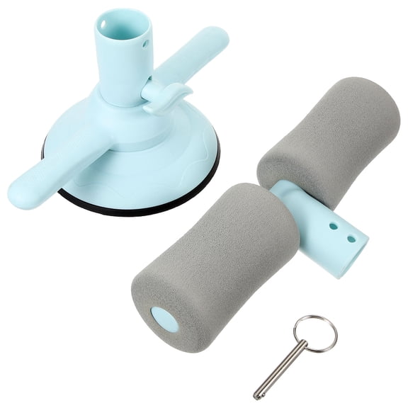 CRILSTYLEO Sky Blue Sit-Up Bar Ergonomics Adjustable Exercise Equipment