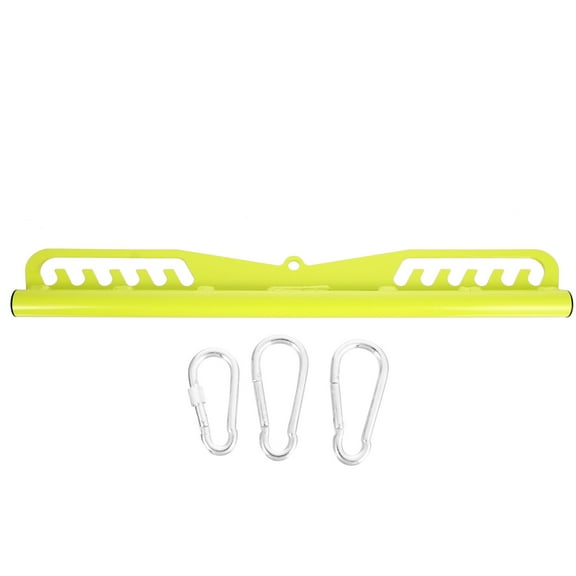 CRILSTYLEO 1Set Green Iron Bicep Tension Rod Press Down Bar for Home Gym Fitness Equipment Triceps Trainer