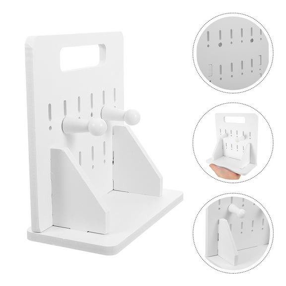 CRILSTYLEO 1Set Pegboard Display Stand for Storage and Organization in Study Table