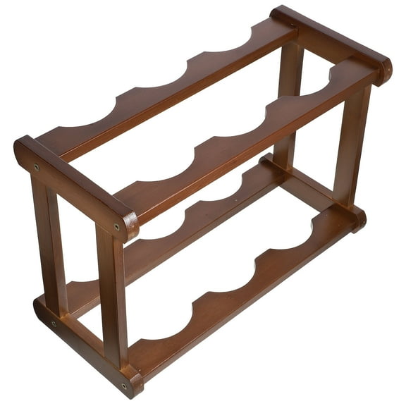 CRILSTYLEO Wine Rack Storage Organizer Retro Style for Home Bar Kitchen Countertop Display