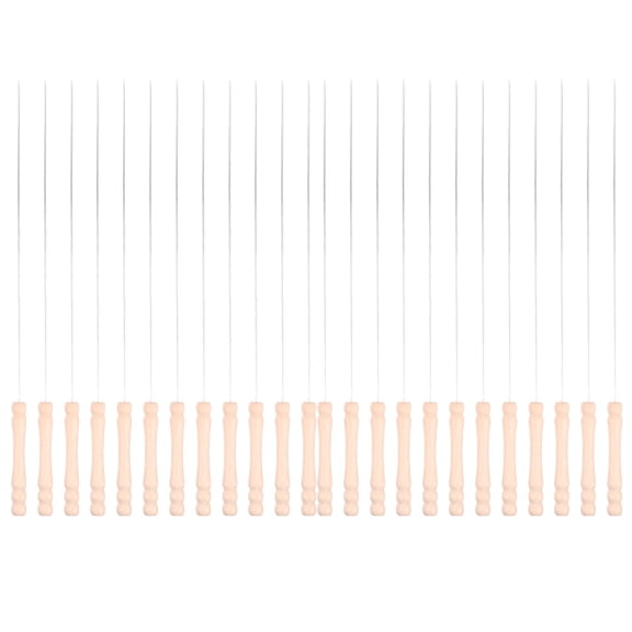 CRILSTYLEO 2 Sets Stainless Steel Kabob Skewers BBQ Metal Skewers for Outdoor Play