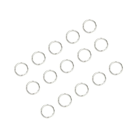 CRILSTYLEO 200Pcs Stainless Steel Keyring Split Rings for Everyday Use and Jewelry Making
