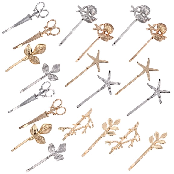 CRILSTYLEO 20Pack Durable Metal Hair Clips for Women Christmas Parties