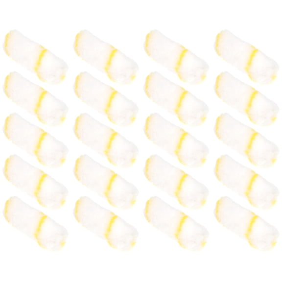 CRILSTYLEO 20Pcs 4 Inch Paint Rollers Cover Assorted Colors Easy to Install Durable Paint Application