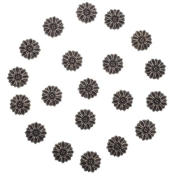 CRILSTYLEO Zinc Alloy Decorative Washers in Coffee Color for Furniture Decoration and Embellishment