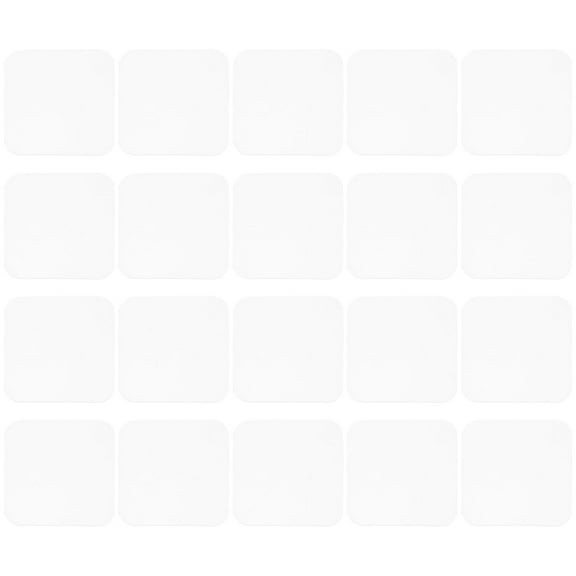 CRILSTYLEO 20Pcs Double Sided Tape Sheets for Home Use 2.4x2.4x0.04In