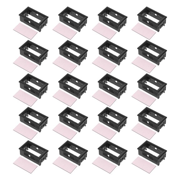 CRILSTYLEO 20Pcs Plastic Voltmeter Protection Box for 3 Digit LED Display Panel with Durable Design