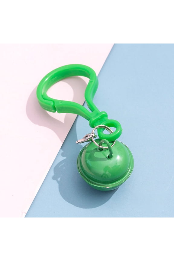 24Pcs Assorted Color Lobster Clasp Bell Key Chains with Smooth Edges for Bag Ornaments