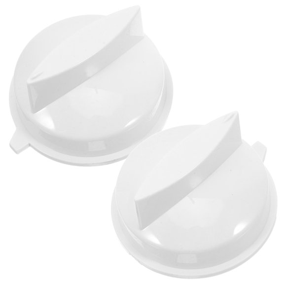 CRILSTYLEO 2Pcs Adjustment Knob Replacement Abs Plastic D Shaped Handle for Universal Oven Stove Range