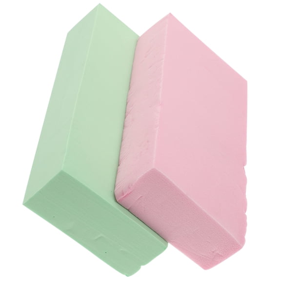 CRILSTYLEO Set of 2 Absorbent Painting Sponges with Comfortable Grip, Assorted Colors, Synthetic Material for Artists