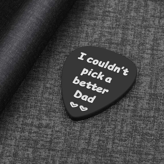 CRILSTYLEO 2Pcs Black Stainless Steel Guitar Picks Smooth Surface Metal Plectrum