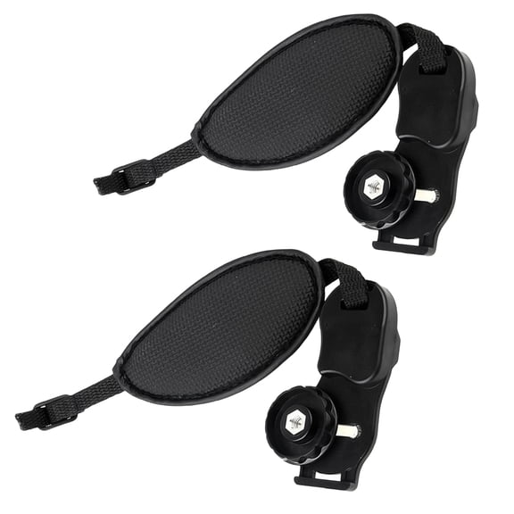 CRILSTYLEO 2Pcs Camera Wrist Strap Hand Strap Oval Shape Black Comfortable Durable ABS Material