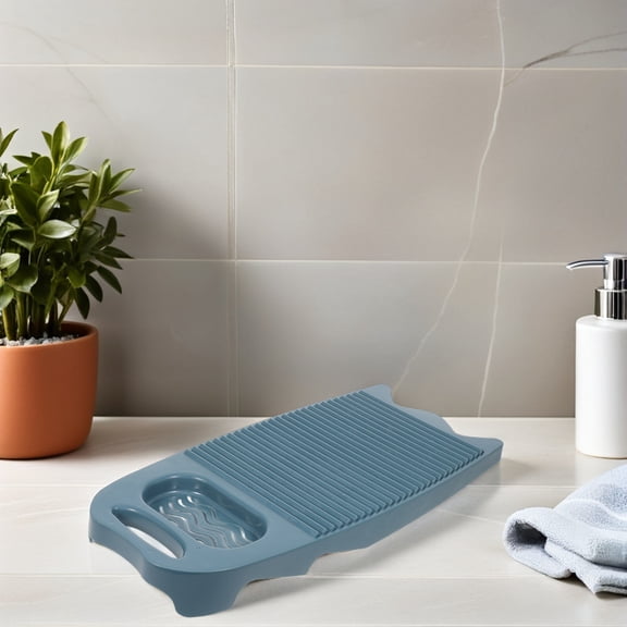CRILSTYLEO Set of 2 Compact Handwash Laundry Boards with Non- Base for Effective Stain Removal at Home
