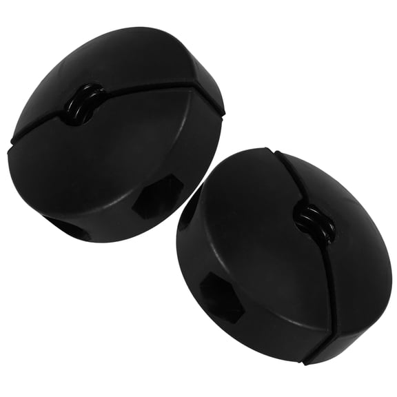 CRILSTYLEO Adjustable Hose Reel Ball Stop Black Durable Bumper for Home Air Hose Reel 2Pcs