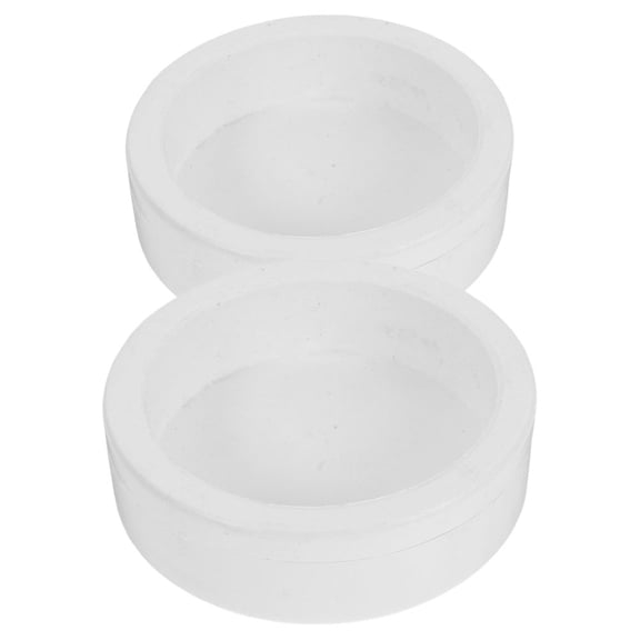 CRILSTYLEO 2Pcs Compact Manual Grain Mill White for Kitchen and Camping