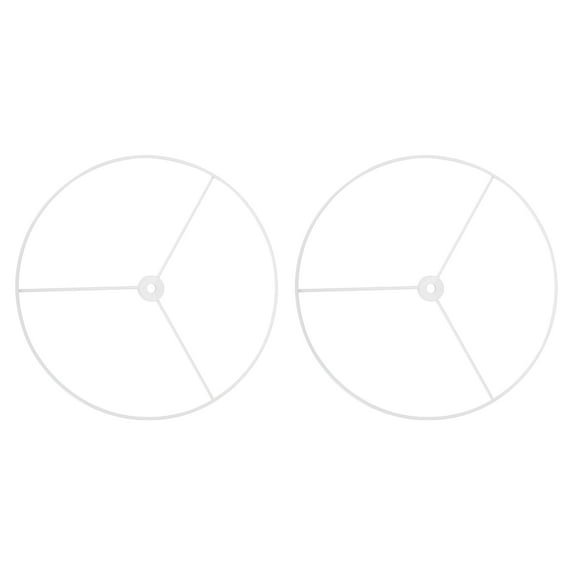 CRILSTYLEO 2Pcs Metal Lampshade Bracket for Ceiling Lamp Holder Simple Design 11.8in Diameter