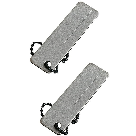 CRILSTYLEO 2Pcs Pocket Sharpening Stone Lightweight Outdoor Grinding Tool with Comfortable Grip